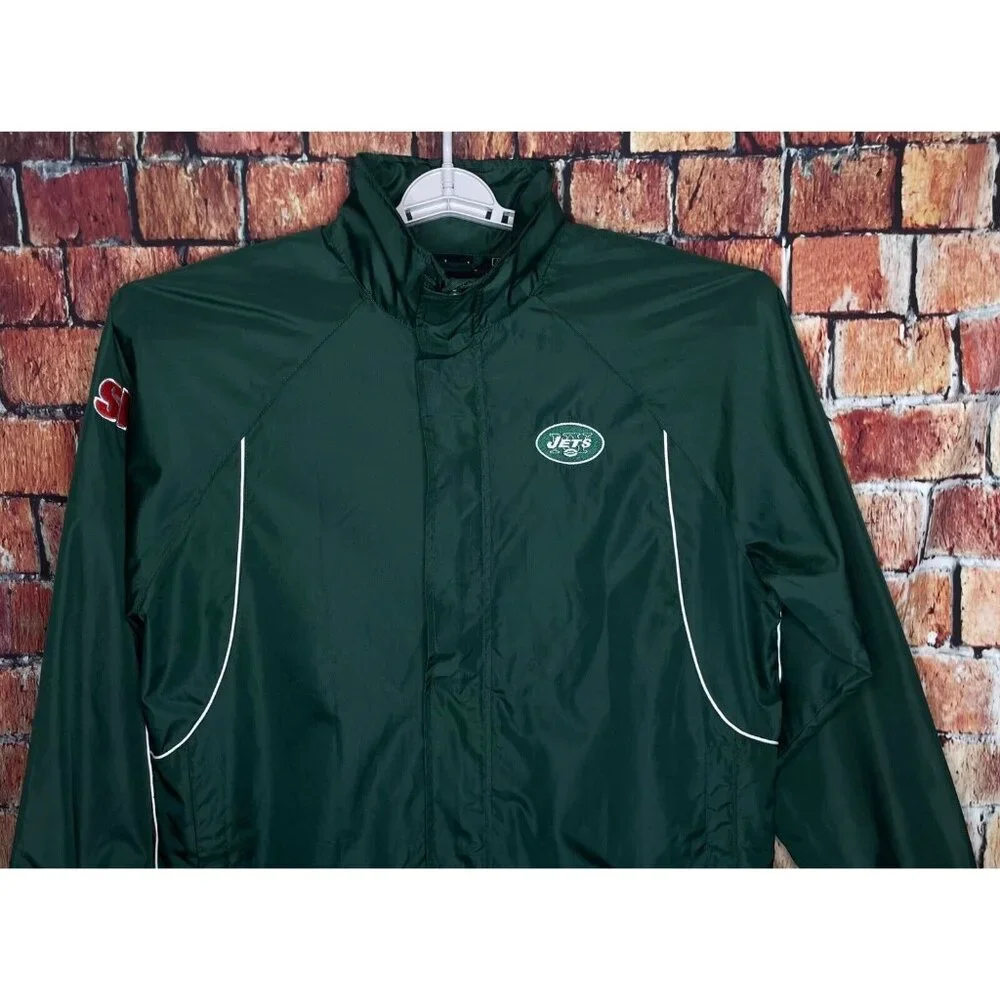 New York Jets NFL Dunbrooke Sports Illustrated Green Large Jacket Windbreaker